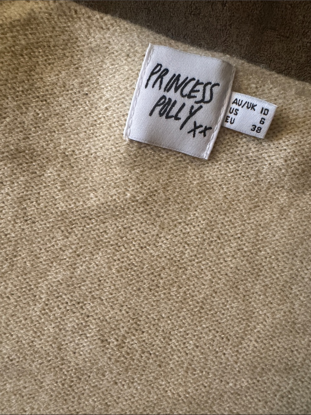 Princess Polly Cream Bolero Sweater and tube top set NEW without tag size 6 - Picture 2 of 6